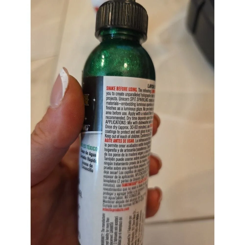 5770007 Gel Stain and Glaze, Dragon's Belly 4.0 FL OZ Bottle, Green D4